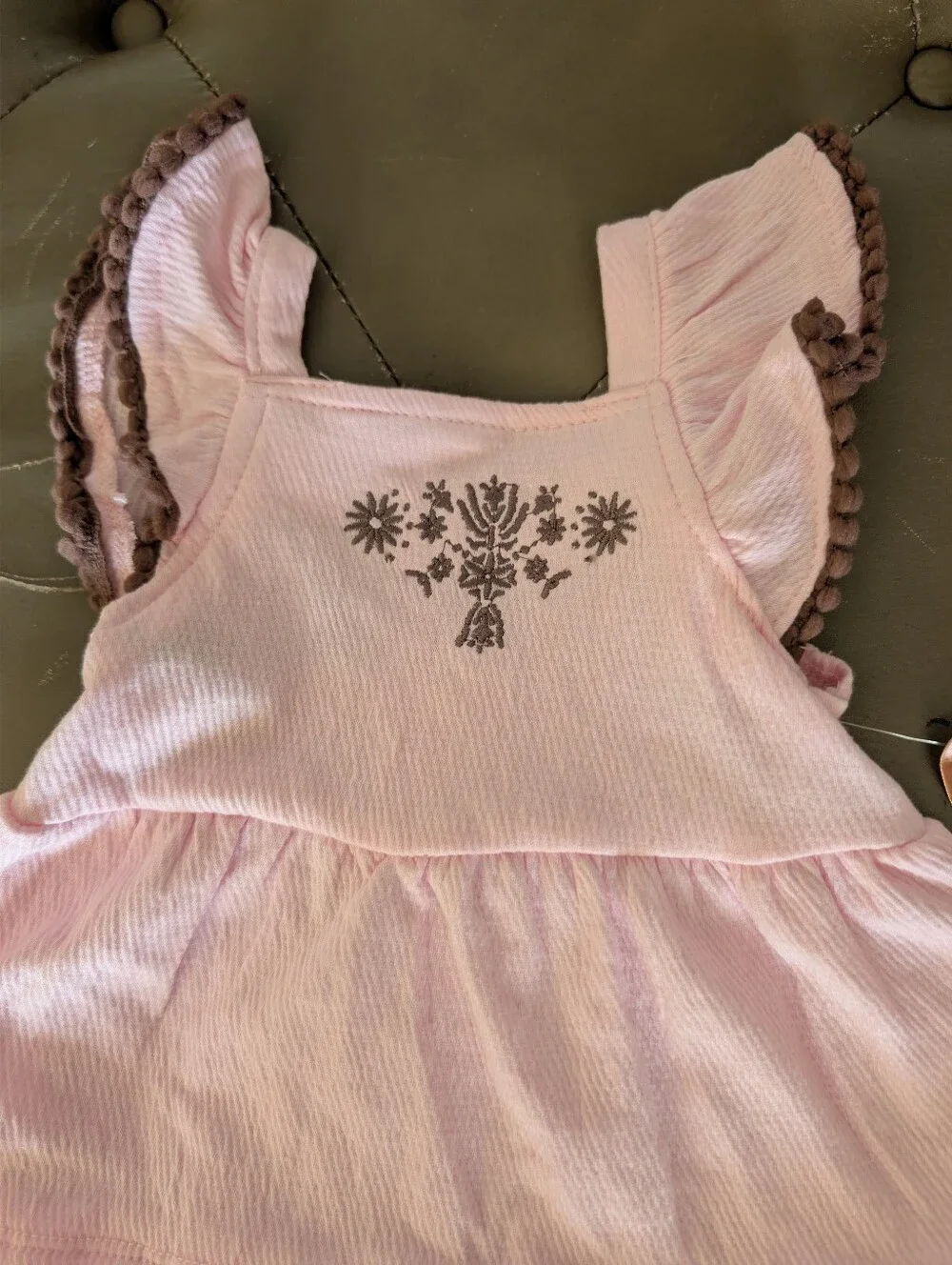 Baby Girl 2 Piece Short Set Size 0-3 Mos